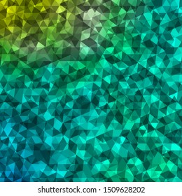 Light Green vector backdrop with lines, triangles. Decorative design in abstract style with triangles. Best design for posters, banners.