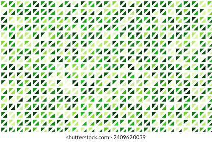 Light Green vector backdrop with lines, triangles. Beautiful illustration with triangles in nature style. Pattern for busines ad, booklets, leaflets