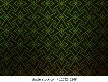 Light Green vector backdrop with long lines. Shining colored illustration with narrow lines. Pattern for ads, posters, banners.