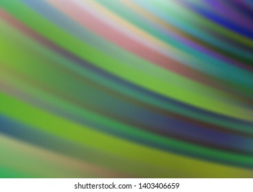 Light Green vector backdrop with long lines. Decorative shining illustration with lines on abstract template. Best design for your ad, poster, banner.