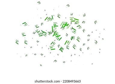 Light Green vector backdrop with long lines. Modern geometrical abstract illustration with staves. Backdrop for TV commercials.