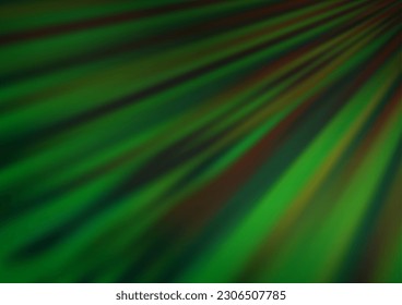 Hellgrüner Vektorhintergrund mit langen Linien. Moderne, geometrische abstrakte Illustration mit Flecken. Muster für Anzeigen, Poster, Banner.