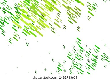 Light Green vector backdrop with long lines. Blurred decorative design in simple style with lines. Smart design for your business advert.