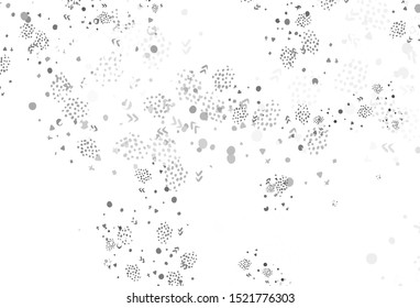 Light Green vector backdrop with memphis shapes. Illustration with colorful gradient shapes in abstract style. Modern design for your business card.