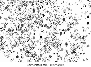 Light Green vector backdrop with memphis shapes. Illustration with colorful gradient shapes in abstract style. Background for a cell phone.