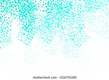 Light Green vector backdrop with memphis shapes. Decorative design in abstract style with random forms. Background for a cell phone.