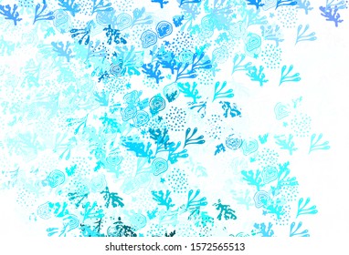 Light Green vector backdrop with memphis shapes. Modern abstract illustration with colorful random forms. Simple design for your web site.