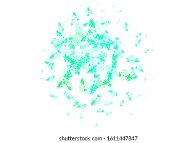 Light Green vector backdrop with memphis shapes. Illustration with colorful gradient shapes in abstract style. Best smart design for your business.