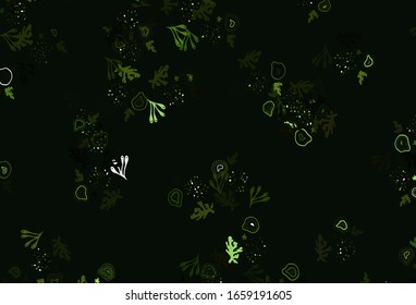 Light Green vector backdrop with memphis shapes. Modern abstract illustration with colorful random forms. Background for a cell phone.