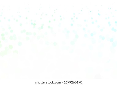 Light Green vector backdrop with memphis shapes. Simple colorful illustration with abstract gradient shapes. Modern design for your business card.