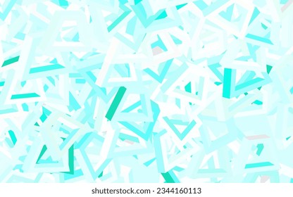 Light Green vector backdrop with memphis shapes. Modern abstract illustration with colorful random forms. Background for a cell phone.