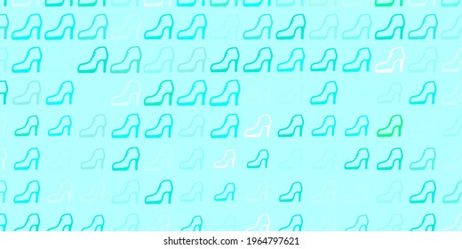 Light green vector backdrop with woman's power symbols. Simple design in abstract style with women’s rights activism. Elegant design for wallpapers.