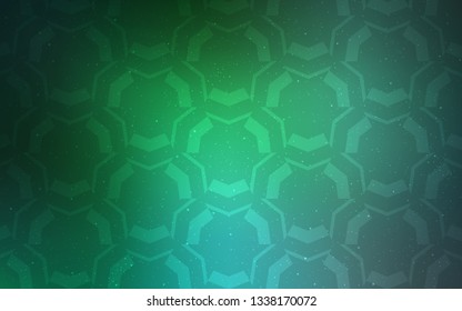 Light Green vector backdrop with wry lines. Colorful illustration in simple style with gradient. New composition for your brand book.