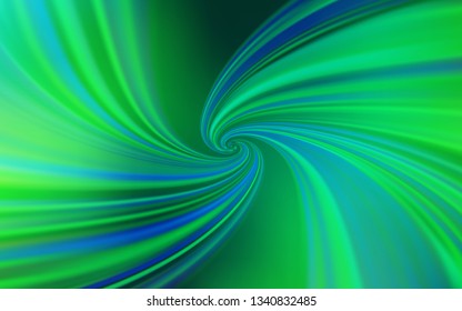 Light Green vector backdrop with wry lines. Creative illustration in halftone style with gradient. The best colorful design for your business.