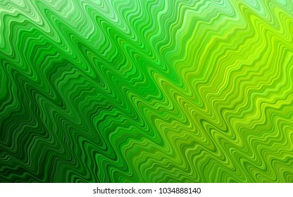 Light Green vector background with abstract lines. Modern gradient abstract illustration with bandy lines. Marble design for your web site.