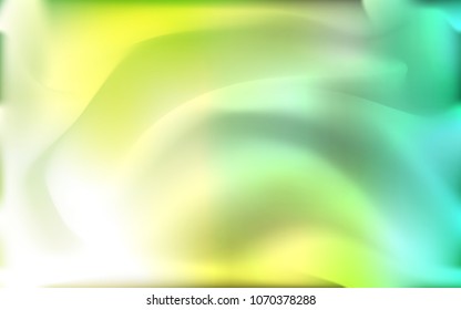 Light Green vector background with abstract circles. Geometric illustration in marble style with gradient.  Brand-new design for your ads, poster, banner.
