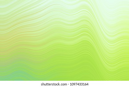 Light Green vector background with abstract lines. Geometric illustration in marble style with gradient.  A new texture for your  ad, booklets, leaflets.