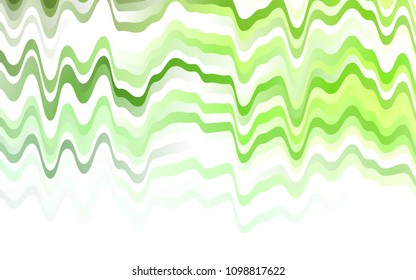 Light Green vector background with abstract lines. A completely new color illustration in marble style. Pattern for your business design.