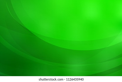 Light Green vector background with abstract circles. An elegant bright illustration with gradient. The template for cell phone backgrounds.