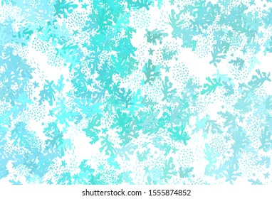 Light Green vector background with abstract shapes. Simple colorful illustration with abstract gradient shapes. Modern design for your business card.