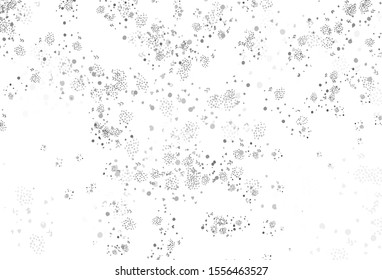 Light Green vector background with abstract shapes. Decorative design in abstract style with random forms. Background for a cell phone.