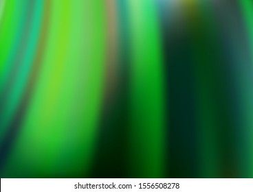 Light Green vector background with abstract lines. Creative geometric illustration in marble style with gradient. Pattern for your business design.