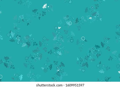 Light Green vector background with abstract shapes. Modern abstract illustration with colorful random forms. Simple design for your web site.