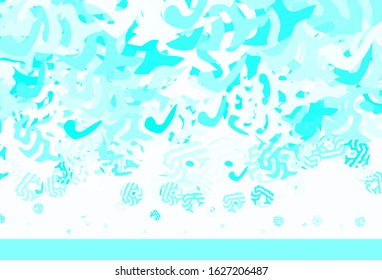 Light Green vector background with abstract shapes. Illustration with colorful gradient shapes in abstract style. Simple design for your web site.