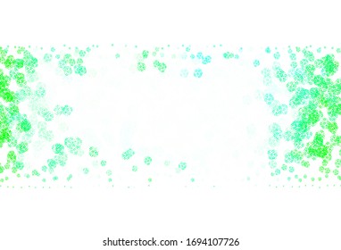 Light Green vector background with abstract shapes. Simple colorful illustration with abstract gradient shapes. Best smart design for your business.