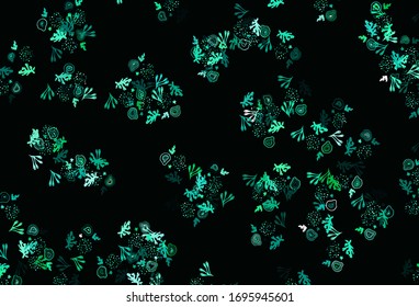 Light Green vector background with abstract shapes. Illustration with colorful gradient shapes in abstract style. Best smart design for your business.