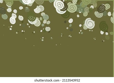 Light Green vector background with abstract lines. Creative illustration in halftone marble style with gradient. A completely new marble design for your business.