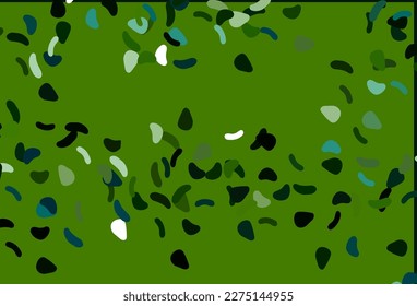Light Green vector background with abstract forms. Simple colorful illustration with abstract gradient shapes. Elegant design for wallpapers.