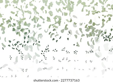 Fondo vectorial verde claro con formas abstractas. Coloridas formas caóticas con gradiente de estilo moderno. Mejor diseño inteligente para su negocio.