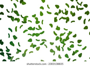 Light Green vector background with abstract forms. Illustration with colorful gradient shapes in abstract style. Elegant design for wallpapers.