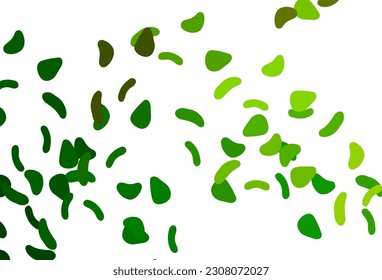 Light Green vector background with abstract forms. Simple colorful illustration with abstract gradient shapes. Simple design for your web site.