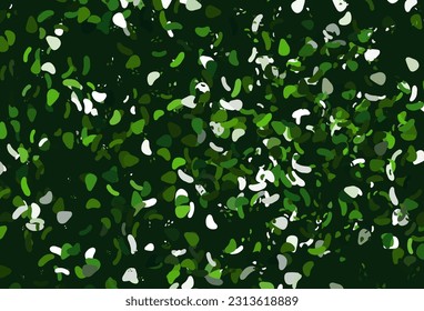 Light green vector background with abstract forms. Illustration with colorful gradient shapes in abstract style. Simple design for your web site.