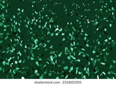 Light Green vector background with abstract forms. Modern abstract illustration with colorful random forms. Simple design for your web site.