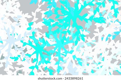 Light Green vector background with abstract shapes. Modern abstract illustration with colorful random forms. Simple design for your web site.