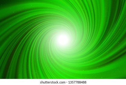 Light Green vector background with astronomical stars. Modern abstract illustration with Big Dipper stars. Pattern for futuristic ad, booklets.