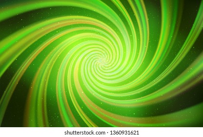 Light Green vector background with astronomical stars. Modern abstract illustration with Big Dipper stars. Best design for your ad, poster, banner.