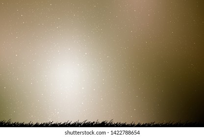Light Green vector background with astronomical stars. Shining illustration with sky stars on abstract template. Best design for your ad, poster, banner.