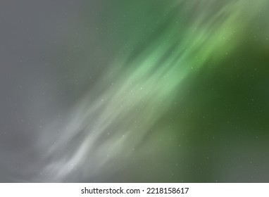 Light Green vector background with astronomical stars. Space stars on blurred abstract background with gradient. Pattern for astronomy websites.