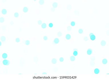 Light Green vector background with beautiful snowflakes. Colorful snowflakes with gradient on abstract background. Pattern for new year websites.