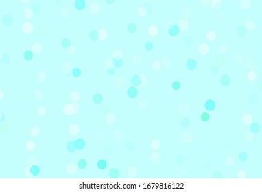 Fondo vectorial claro con hermosos copos de nieve. Ilustración abstracta geométrica moderna con copos de nieve. Plantilla para un fondo de año nuevo.
