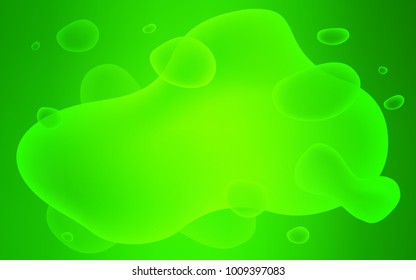Light Green vector background with bent lines. Creative illustration in halftone memphis style with gradient. The best blurred design for your business.