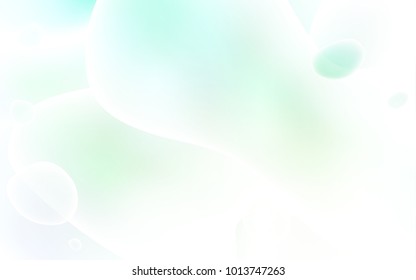 Light Green vector background with bent ribbons. Modern gradient abstract illustration with bandy lines. A completely new memphis design for your business.