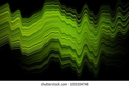 Light Green vector background with bent lines. Creative geometric illustration in marble style with gradient. A completely new template for your business design.