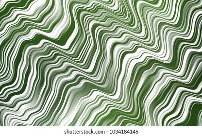 Light Green vector background with bent ribbons. A completely new color illustration in marble style. A completely new template for your business design.