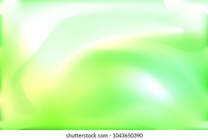 Light Green vector background with bent lines. A vague circumflex abstract illustration with gradient. Brand-new design for your ads, poster, banner.