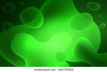 Light Green vector background with bent lines. Brand-new colored illustration in memphis style with gradient. A new texture for your  ad, booklets, leaflets.